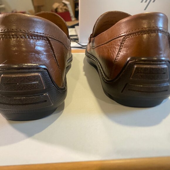 Johnston & Murphy - Size 10M - Men’s Brown Penny Leather Loafers slipon shoes